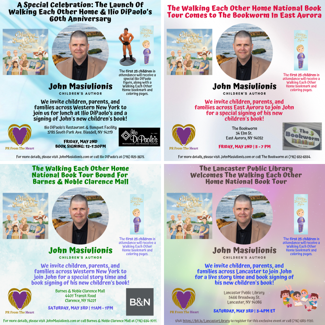 National Book Tour stop in Buffalo and Rochester - (IG)